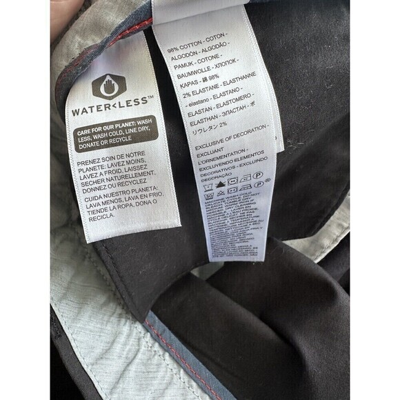 Dockers Men Ultimate Straight-Leg Shorts Supreme Flex Stretch Black Big &Tall 48 - Picture 8 of 9